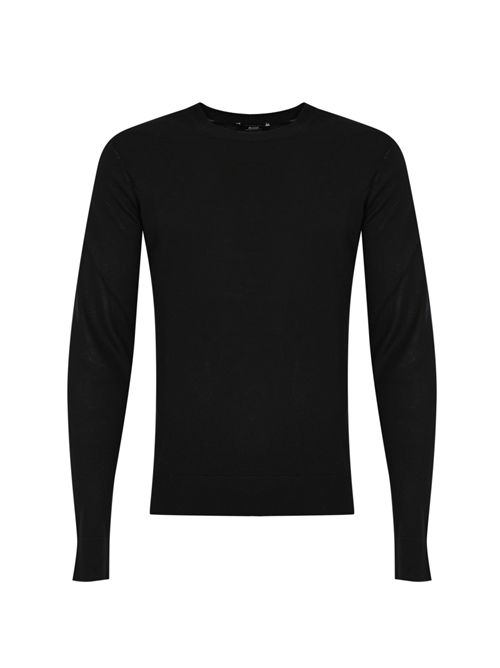 Maglia FE6850C in seta e cashmere Blu notte Alpha studio | FE-6850C3001